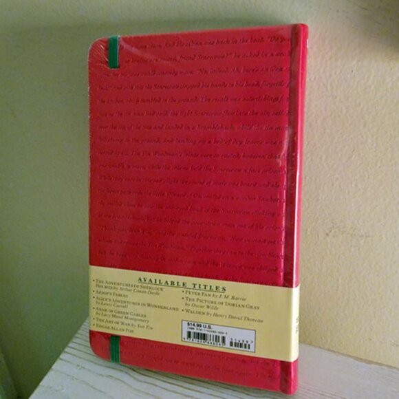 Wizard of Oz Novel Journal Tiny Text forms ruler lines Dorothy Wicked Witch NEW - Picture 2 of 11